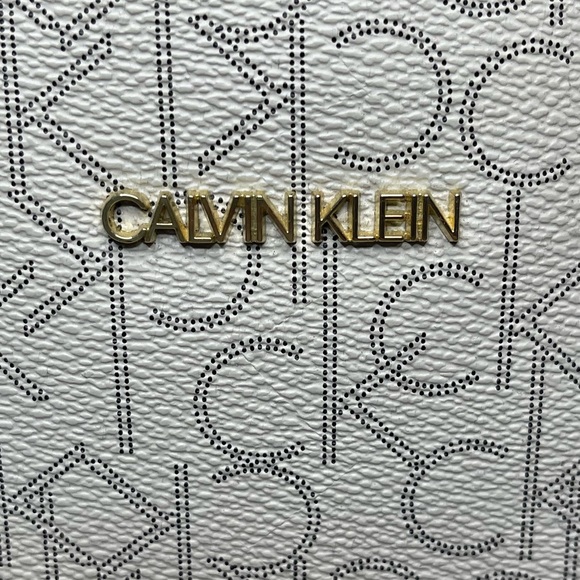 Calvin Klein Monogrammed Hand Bag Perfect Condition - Picture 3 of 5